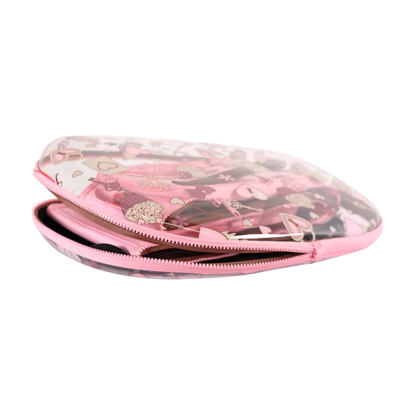 Ibiyaya Transparent Pet Carrier - Pink Valentine Best
