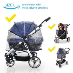 Ibiyaya Universal Raincover for Cleo, Monarch, Gentle Giant, The Beast Strollers Sale