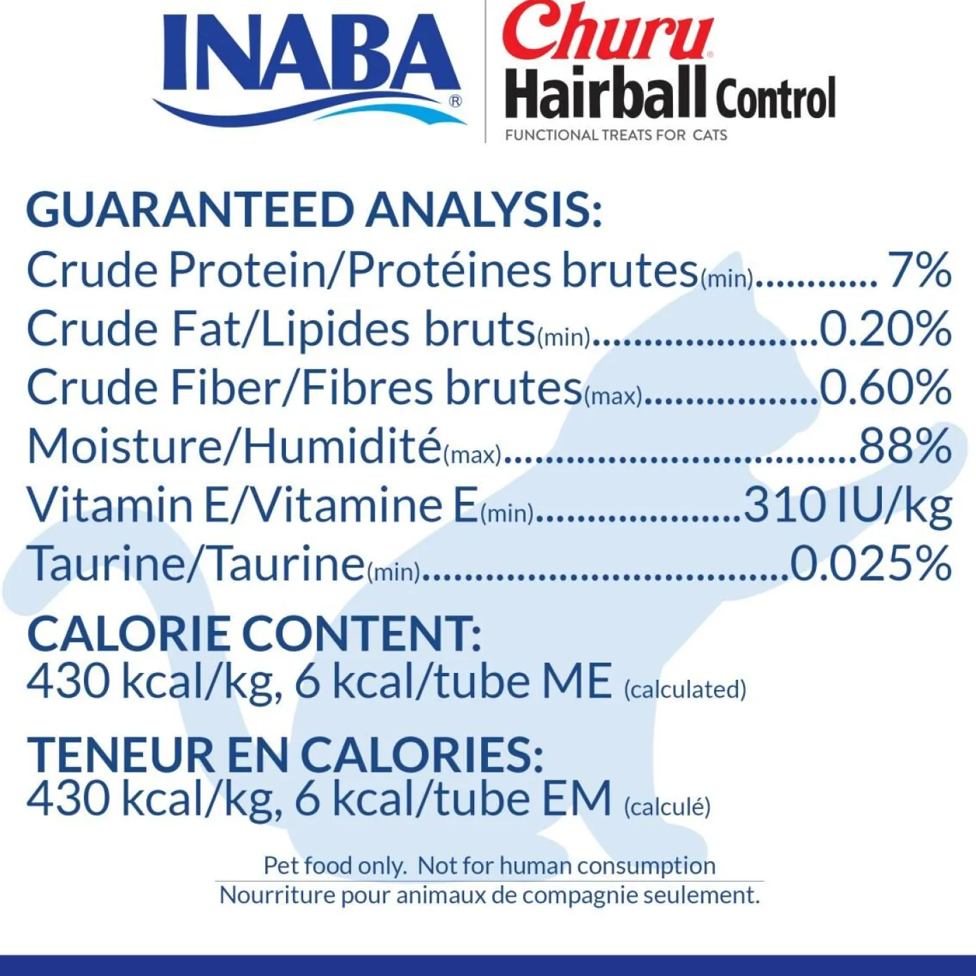 Inaba Cat Churu Meal Topper Treat - Hairball Control Creamy Chicken Recipe 24 x 14g Tubes New