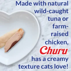 Inaba Cat Churu Meal Topper Treat - Creamy Tuna & Chicken Recipe 24 x 14g Tubes Outlet