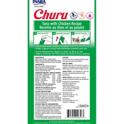 Inaba Cat Churu Meal Topper Treat - Creamy Tuna & Chicken Recipe 24 x 14g Tubes Outlet