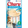 Inaba Cat Churu Meal Topper Treat - Creamy Tuna & Scallop Recipe 24 x 14g Tubes New
