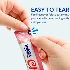 Inaba Cat Churu Meal Topper Treat - Hairball Control Creamy Tuna Recipe 24 x 14g Tubes Fashion