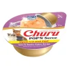 Inaba Cat Churu Pop'N Serve Treat or Meal Topper Tuna & Bonito Flakes 8 x 35g Cups Sale