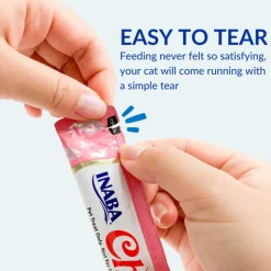 Inaba Cat Churu Pops Meal Topper Treat - Creamy Tuna Varieties 50 x 15g Tubes Clearance