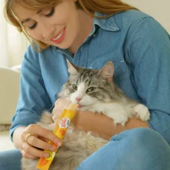 Inaba Cat Churu Pops Meal Topper Treat - Creamy Chicken Recipe 24 x 15g Tubes Discount