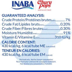Inaba Cat Churu Pops Meal Topper Treat - Creamy Chicken Recipe 24 x 15g Tubes Discount