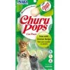 Inaba Cat Churu Pops Meal Topper Treat - Creamy Tuna & Chicken Recipe 24 x 15g Tubes Hot
