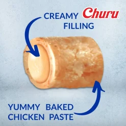 Inaba Dog Churu Bites Treats Chicken Wraps with Creamy Cheese Filling 48 x 12g Tubes Fashion