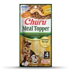 Inaba Dog Churu Meal Topper Treat - Creamy Chicken Recipe 24 x 14g Tubes Fashion