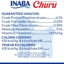 Inaba Dog MEGA Churu Meal Topper Treat - Creamy Chicken & Cheese Puree - 18 x 48g Tubes Outlet