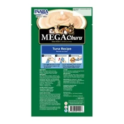 Inaba Dog MEGA Churu Meal Topper Treat - Creamy Tuna Puree - 18 x 48g Tubes Best