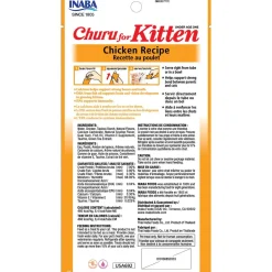 Inaba Kitten Churu Meal Topper Treat - Creamy Chicken Recipe 24 x 10g Tubes Outlet