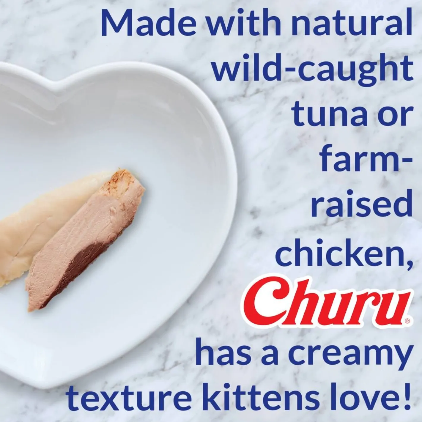 Inaba Kitten Churu Meal Topper Treat - Creamy Tuna Recipe 24 x 10g Tubes Online