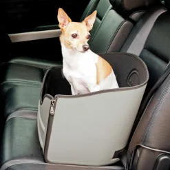 K&H Mod Safety Pet Car Booster Seat for Small to Medium Dogs up to 13kg - Grey Hot