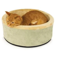 K&H Thermo Kitty Circular heated bed (Sage) 50cm 4w Best