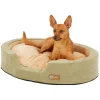 K&H Thermo Snuggler Low-Voltage Heated Pet Bed for Cats & Dogs in Sage Green Outlet