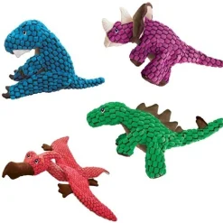 KONG Cat Dynos - Assorted Textured & Crinkly Dinosaur Cat Toy New