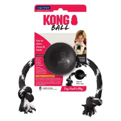 KONG Extreme Tough Dog Toy with Rope - Large Clearance
