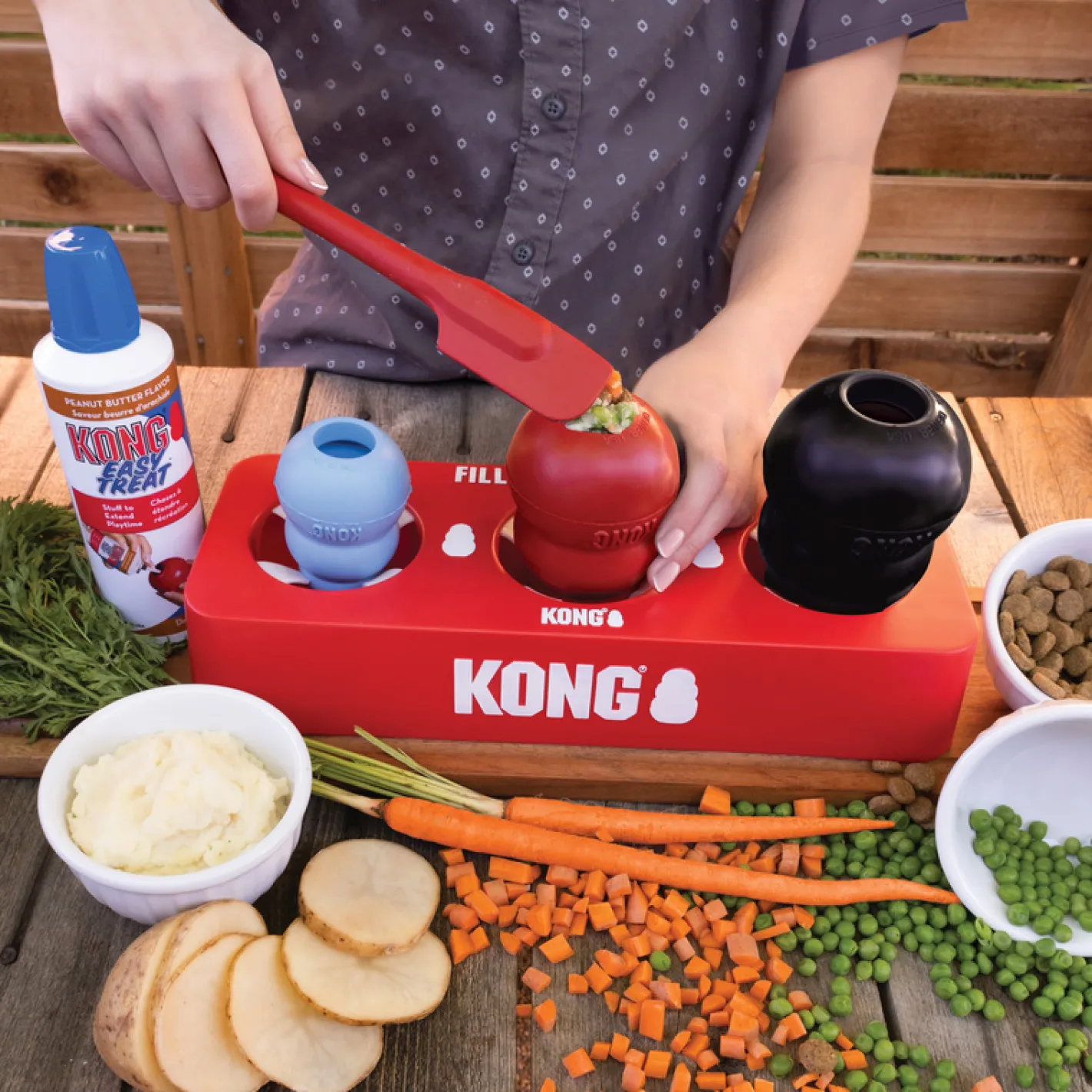 Kong Fill or Freeze Tray for Classic & Extreme Dog Toys New