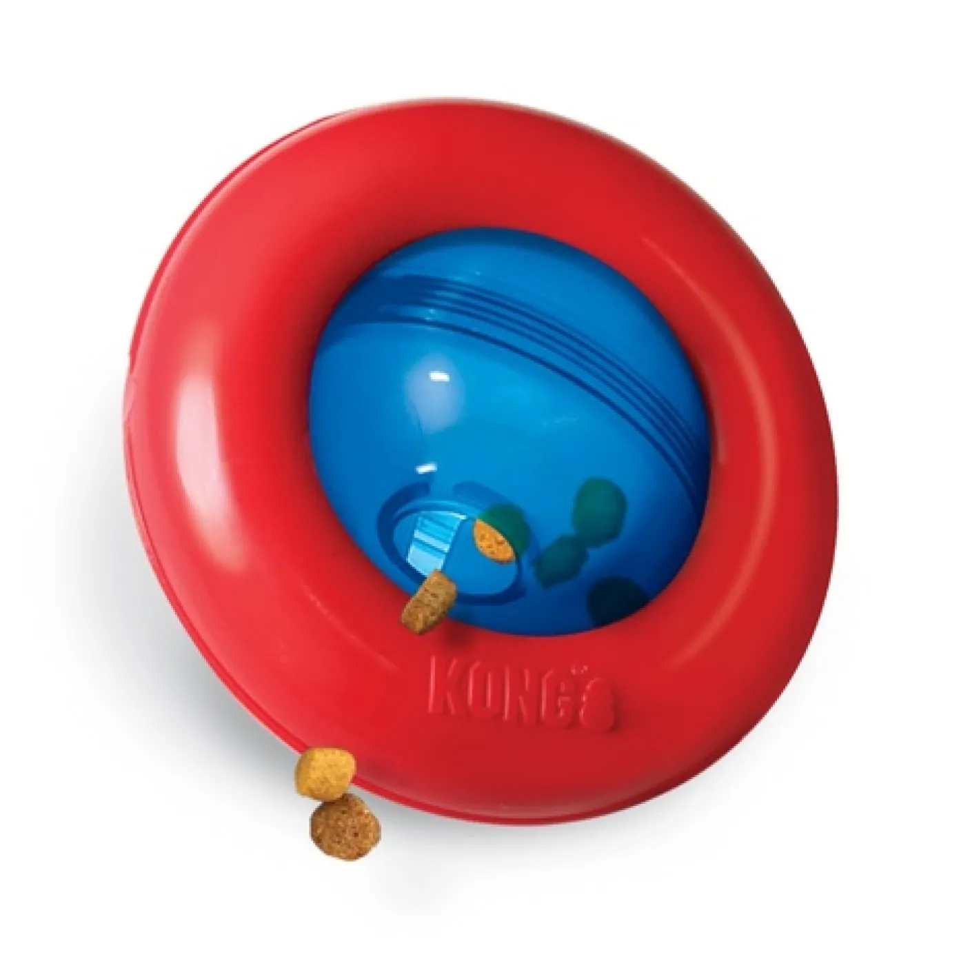KONG Gyro Treat Dispensing Wobbler Dog Toy New