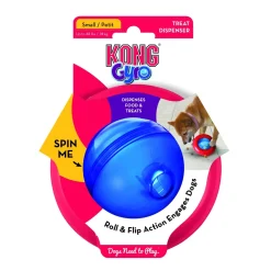 KONG Gyro Treat Dispensing Wobbler Dog Toy New