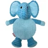 KONG Low Stuff Crackle Tummiez Plush Textured  Squeaker Dog Toy - Elephant New