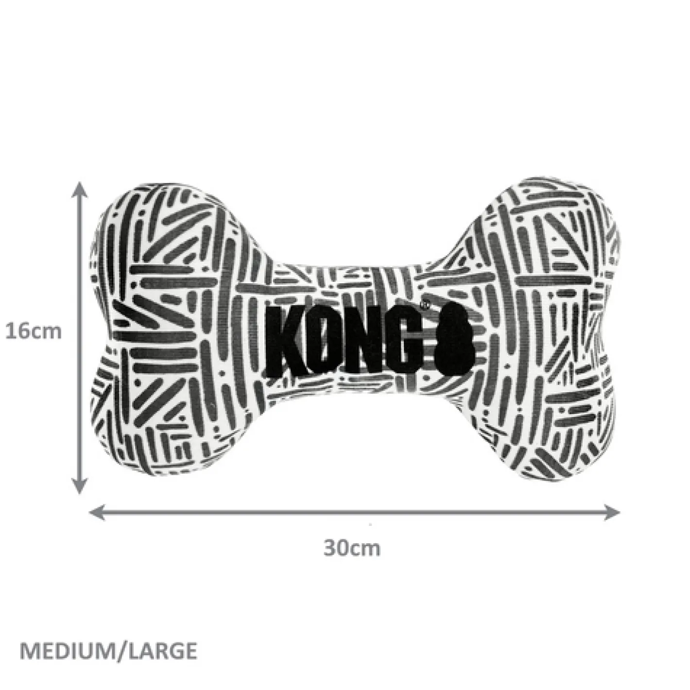 KONG Maxx Bone Puncture Resistant Plush Dogs Toy - Med/Large Clearance