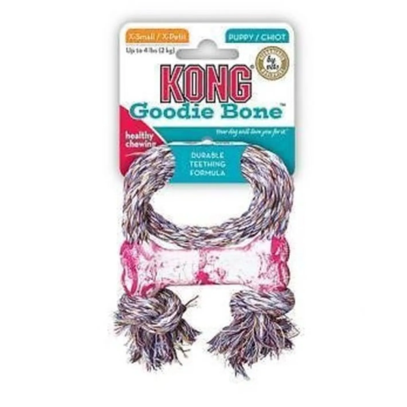 KONG Puppy Goodie Bone wRope X Small Discount