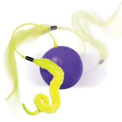 KONG Purrsuit Whirlwind Battery-Operated Gliding Chase Ball Cat Toy Best