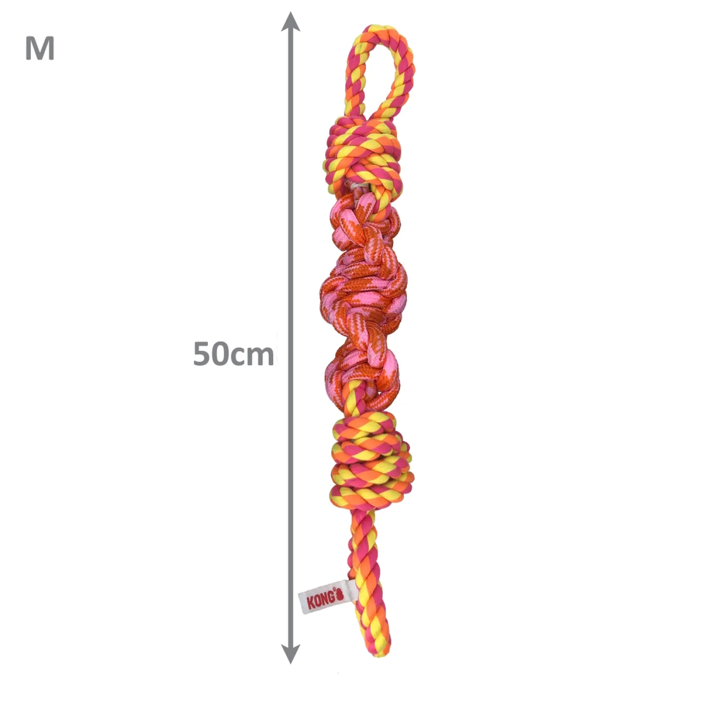 KONG Rope Bunji Tug Dog Toy in Assorted Colours Bulk Pack of 4 Hot