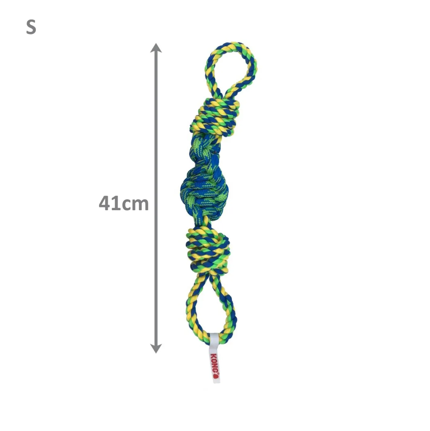 KONG Rope Bunji Tug Dog Toy in Assorted Colours Bulk Pack of 4 Hot