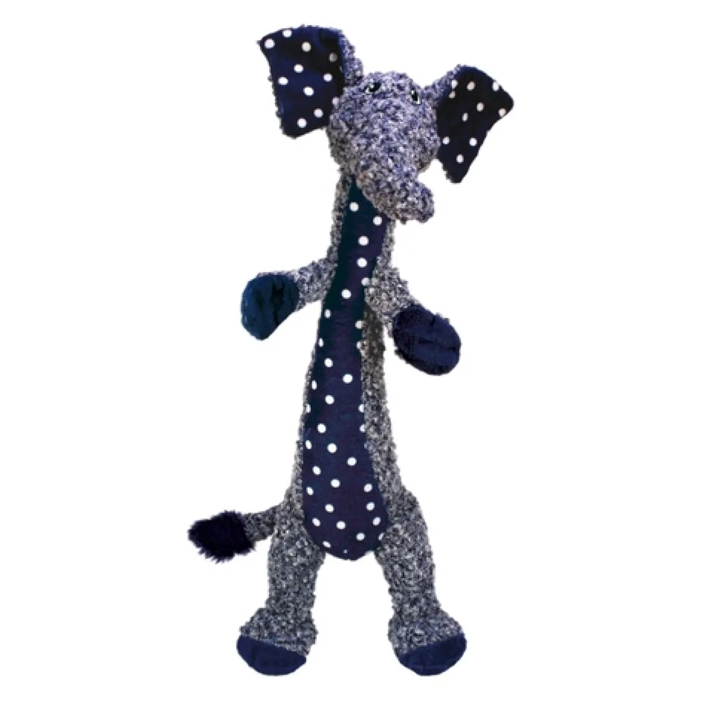 KONG Shakers Luvs Long-Limbed Squeaker Dog Toy - Large Elephant Fashion