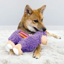 KONG Sherps Plush Multi-textured Squeaker Dog Toy - Llama Online