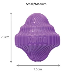 KONG Squeezz Orbitz Spin Top Squeaker Dog Toy - Pack of 3 Assorted Colours Outlet