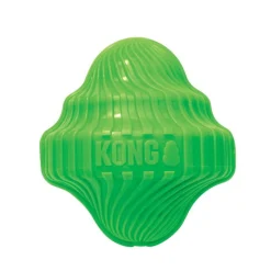KONG Squeezz Orbitz Spin Top Squeaker Dog Toy - Random Colour - S/M Clearance