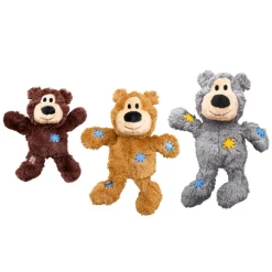 KONG Wild Knots Bear - Tug & Snuggle Plush Dog Toy Outlet