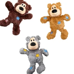 KONG Wild Knots Bear - Tug & Snuggle Plush Dog Toy Outlet