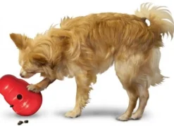 KONG Wobbler Food & Treat Dispenser Dog Toy Hot