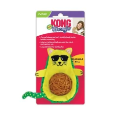 KONG Wrangler AvoCATo Crinkle Textured Catnip Cat Toy Discount