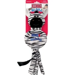 KONG Wubba No Stuff Squeaker Dog Toy - Large Zebra Best