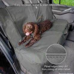 Kurgo Wander Bench Waterproof Car Seat Cover - Black Hot