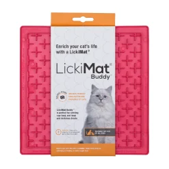 Lickimat Buddy Original Slow Food Anti-Anxiety Licking Mat for Cats Discount