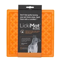 Lickimat Buddy Original Slow Food Anti-Anxiety Licking Mat for Cats & Dogs Best