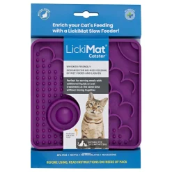 Lickimat Catster Slow Food Bowl Anti-Anxiety Mat for Cats Clearance