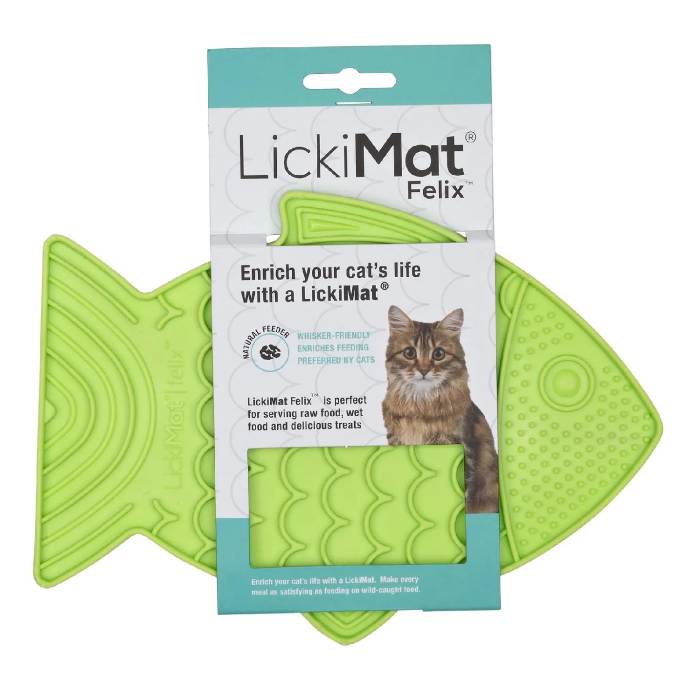 Lickimat Felix Slow Food Bowl Anti-Anxiety Mat for Cats Outlet