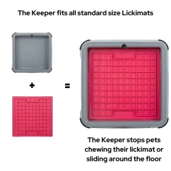 Lickimat Indoor Keeper Bundle Dog Slow Feeder with 3 Original s Outlet