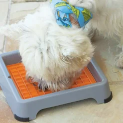 Lickimat Indoor Keeper Bundle Dog Slow Feeder with 3 Original s Outlet