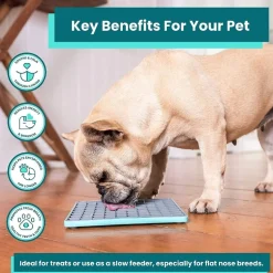 Lickimat Mini Tuff Buddy Slow Food Bowl Anti-Anxiety Mat for Dogs Outlet