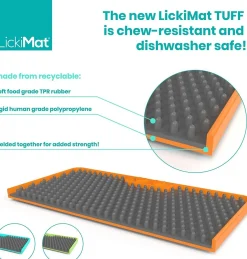 Lickimat Mini Tuff Buddy Slow Food Bowl Anti-Anxiety Mat for Dogs Outlet